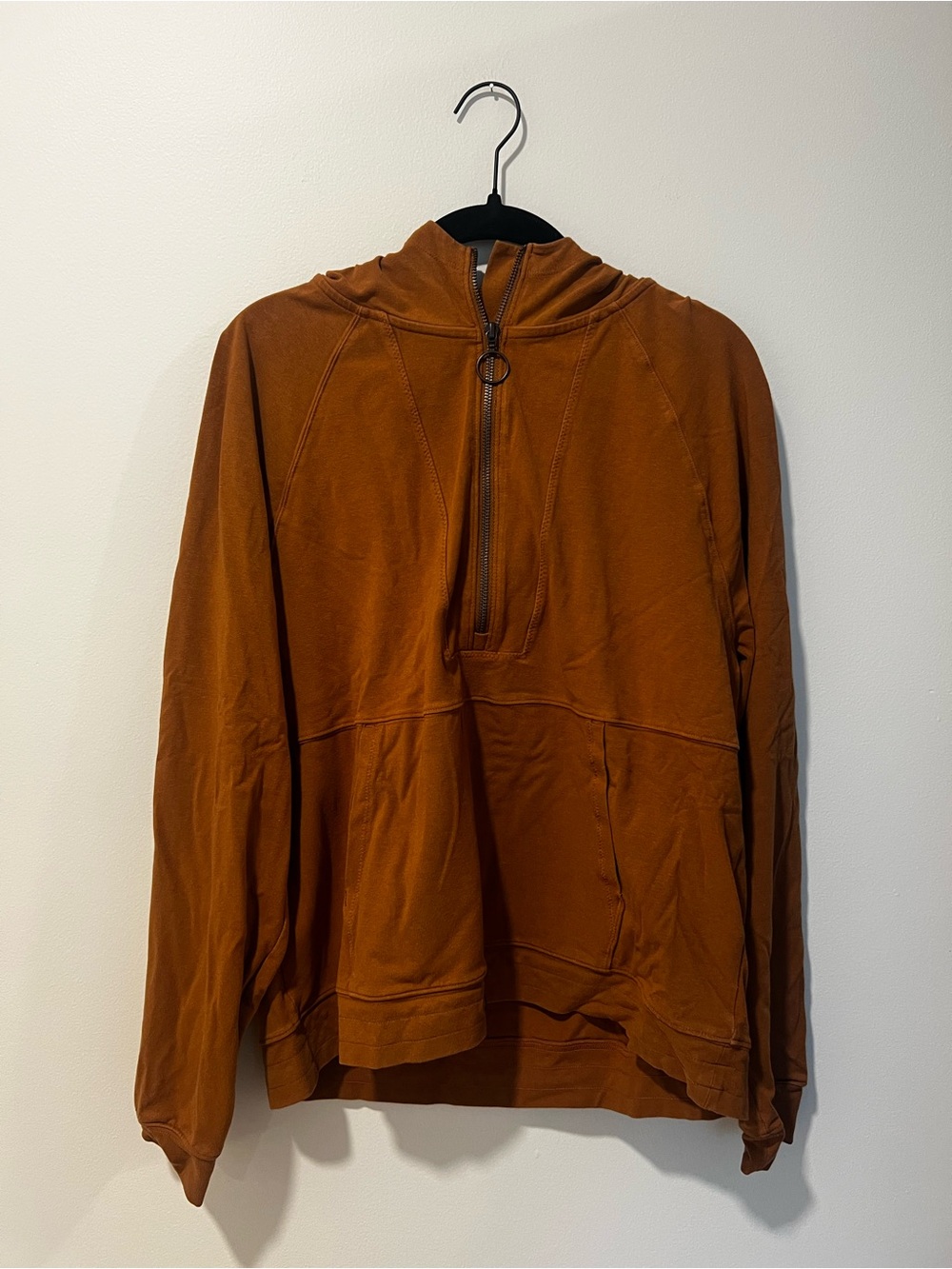 Women’s MPG Rust Half-Zip Hoodie